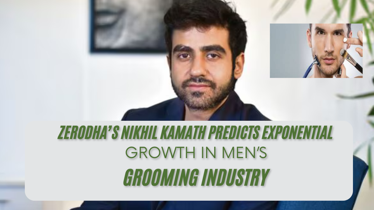 "Men’s grooming products showcasing premium skincare, reflecting the growing trend in men's beauty."