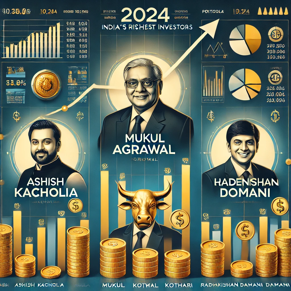 "Ashish Kacholia, the 'Big Whale' of Dalal Street, with a slight dip in his portfolio value in 2024, maintaining his status among India’s top investors."