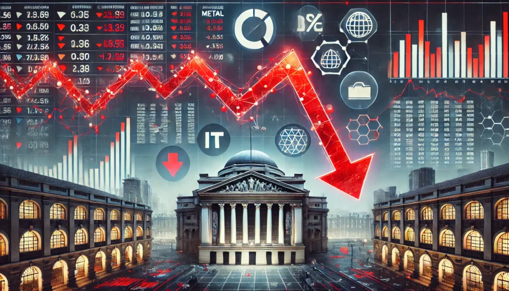 Sensex Drops 520 Points, Nifty Below 23,600: IT & Metals Hit Hard